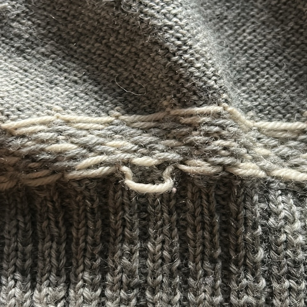 Vintage Norwegian Wool Cardigan - Picture 3 of 8